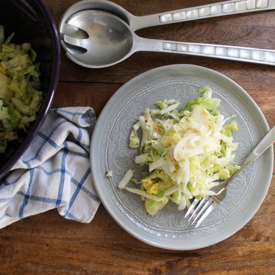 Apple Mustard Slaw