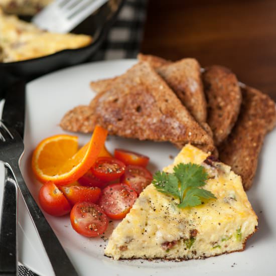 Bacon Jalapeno Frittata