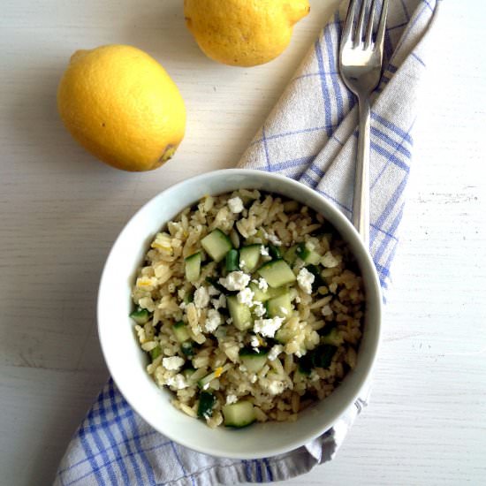 Orzo Cucumber Salad