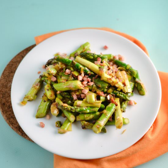 Lemon Pancetta Asparagus