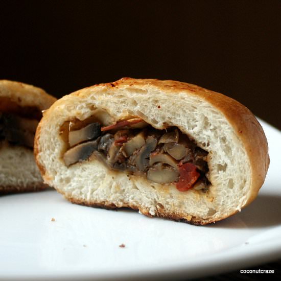 Spicy Mushroom Stuffed Buns