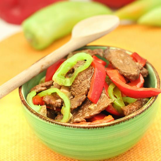 Beef and Peppers