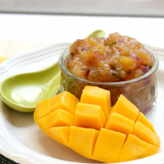 Easy Mango Pineapple Chutney