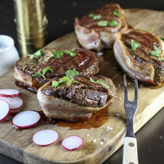 Bacon-Wrapped Filet Mignon