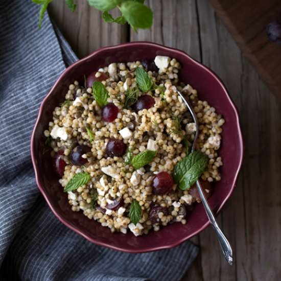 Sorghum Pilaf w/ Lentils & Feta