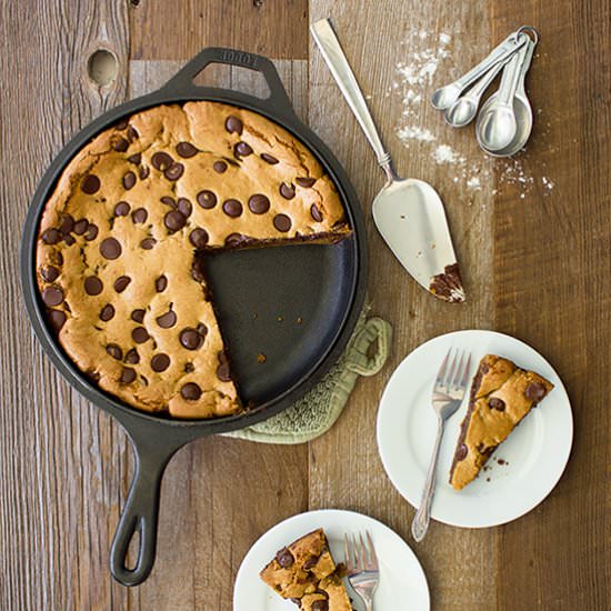Chocolate Chip Skillet Cookie