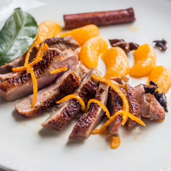 Duck Breast and Clementines