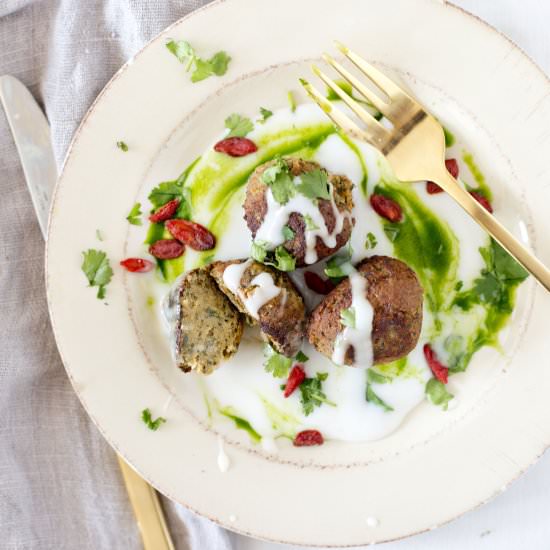 Sprouted Lentil Falafel (GF, V)