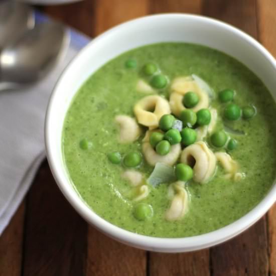 Pesto Pea Soup