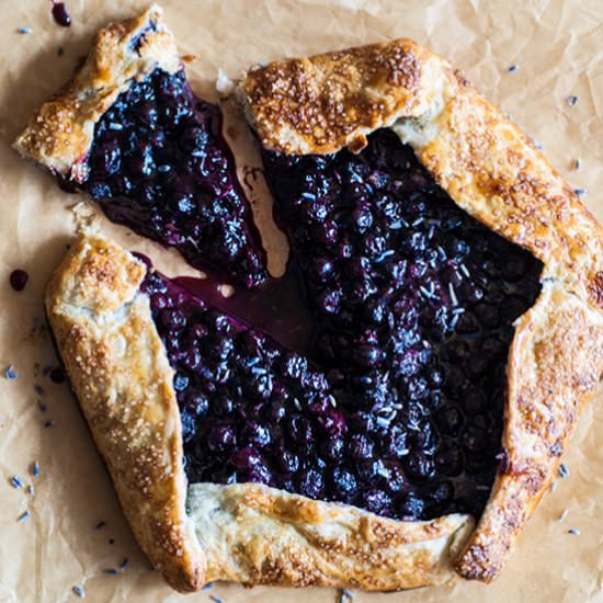 Blueberry Lavender Galette