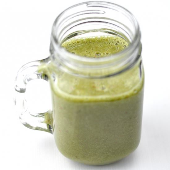 Strawberry Banana Spinach Smoothie