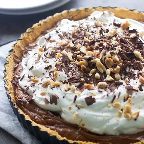 Peanut Butter French Silk Pie