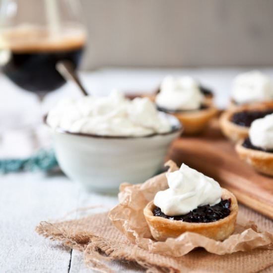 Blackberry Stout Mini Pies