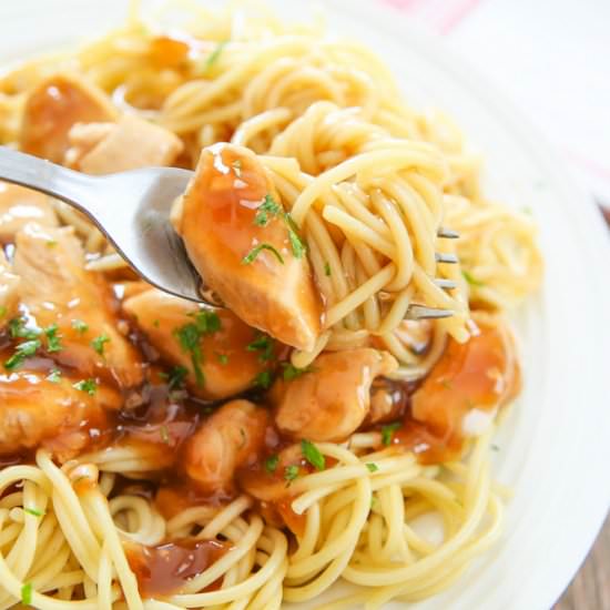Orange Chicken Pasta