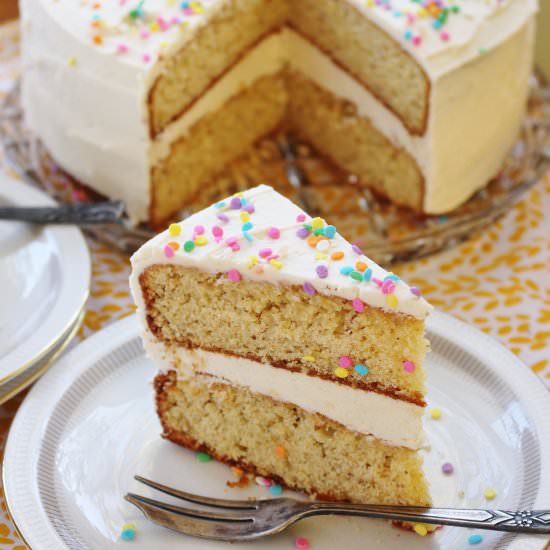 Gluten Free Orange Layer Cake