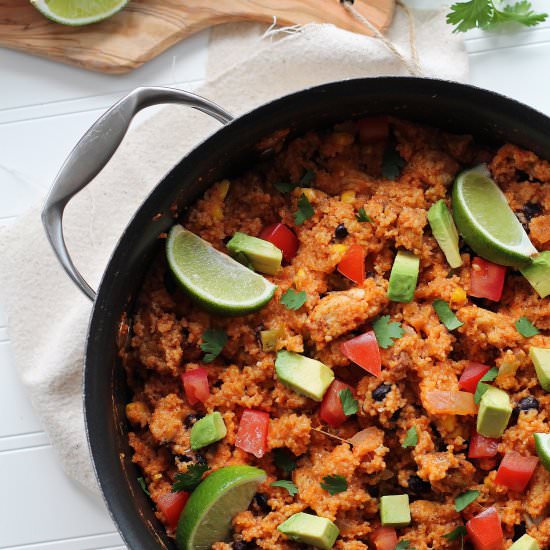 One Pot Mexican Chicken & Couscous