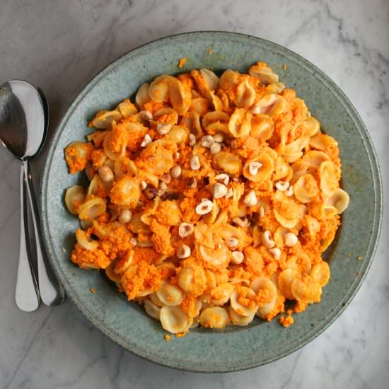 Carrot-Hazelnut Pesto