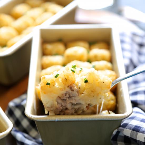Bacon & Bourbon Tater Tot Casserole