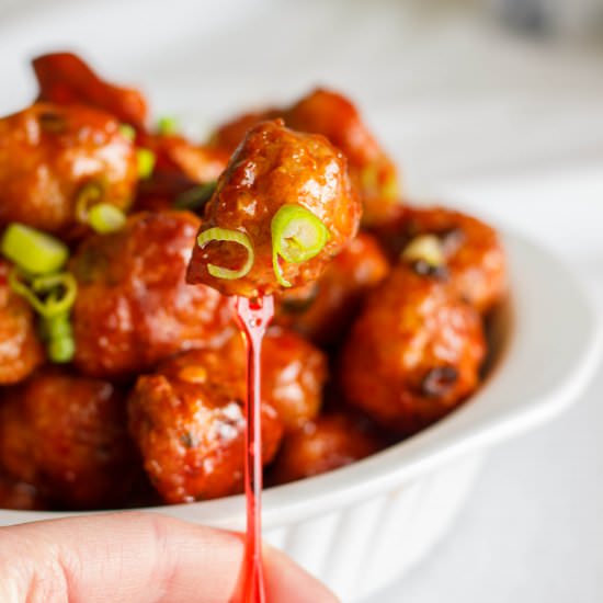 General Tso’s Meatballs