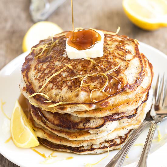 Bisquick Lemon Poppy Seed Pancakes