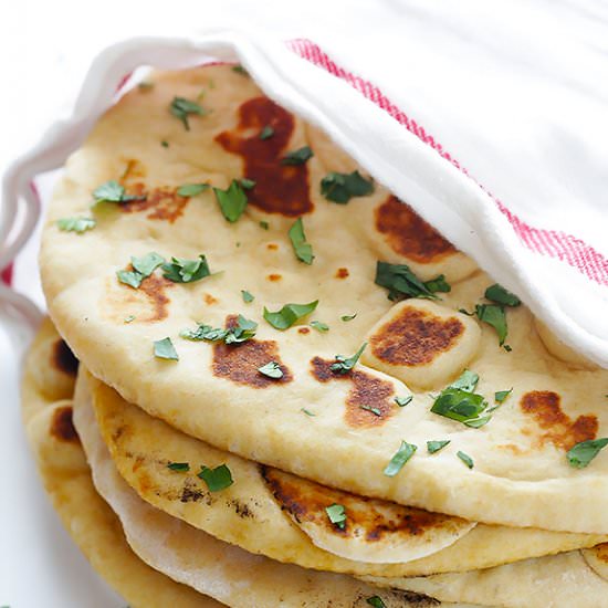 Homemade Naan