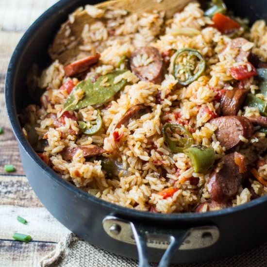 Sausage & Rice Skillet