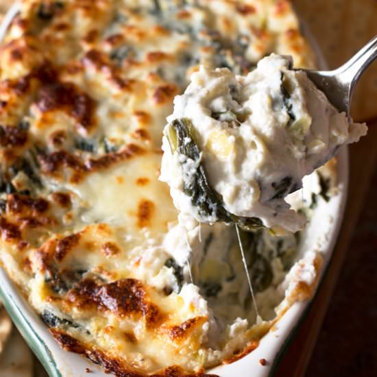 Spinach & Artichoke Goat Cheese Dip