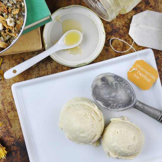 Chamomile and Honey Ice Cream