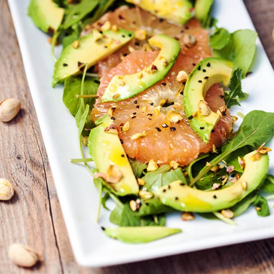 Grapefruit & Avocado Salad