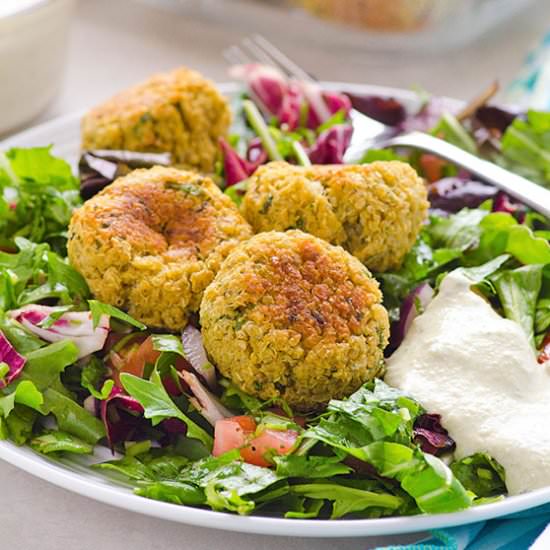 Clean Eating Quinoa Falafel