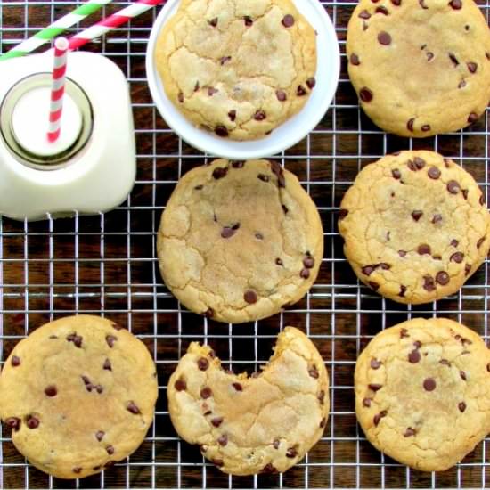 Coconut Oil Chocolate Chip Cookies