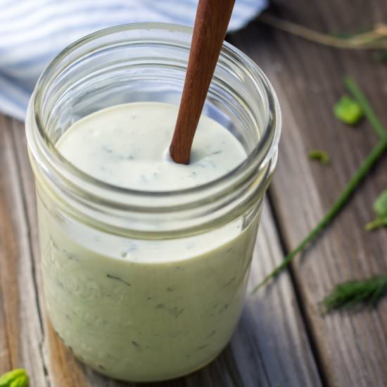 The Best Vegan Ranch Dressing
