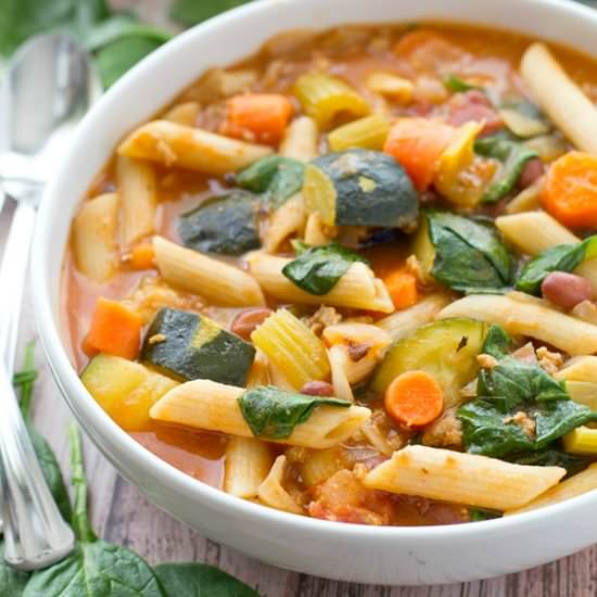 Vegetarian Minestrone Soup