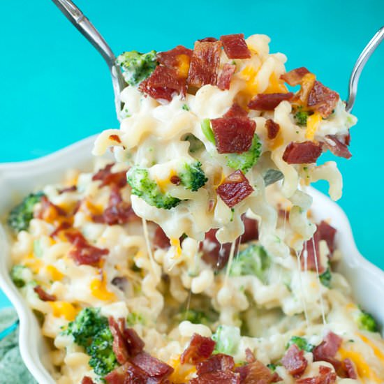 Bacon Broccoli Mac and Cheese
