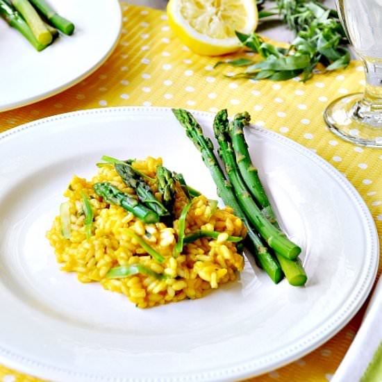 Vegan Lemon and Asparagus Risotto