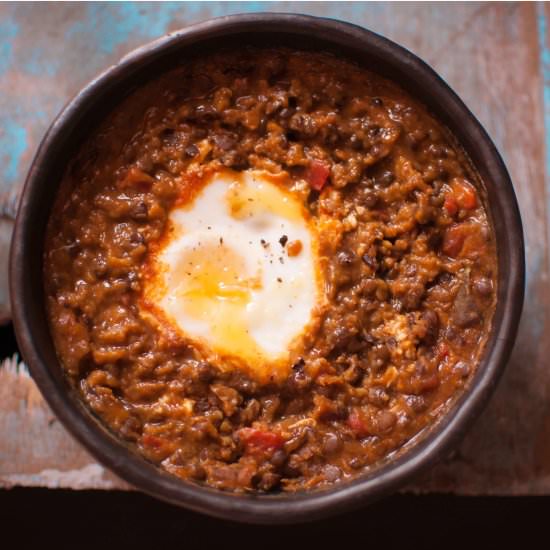 Egg-Lentil