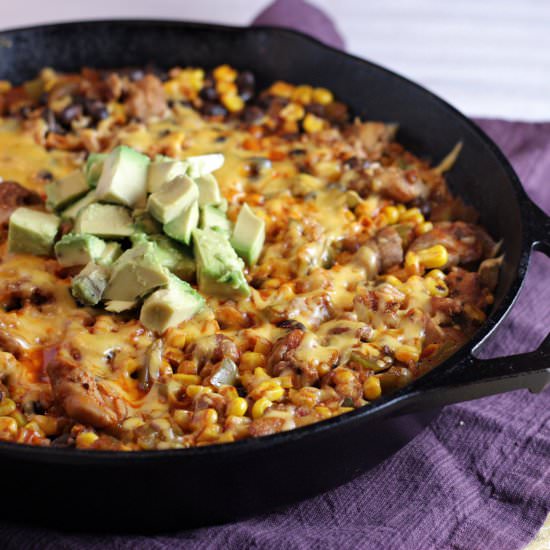 Tex-Mex Chicken and Rice Skillet