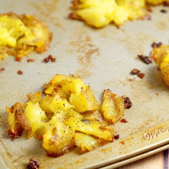 Buttery Smashed Potatoes