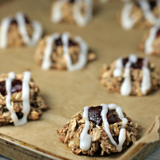 Raspberry Jam Thumbprint Cookies