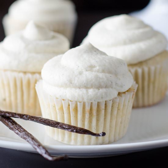 Vanilla Bean Cupcakes