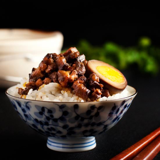 Taiwanese Braised Pork Over Rice