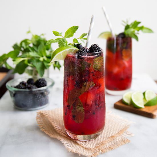 Blackberry Bourbon Smash