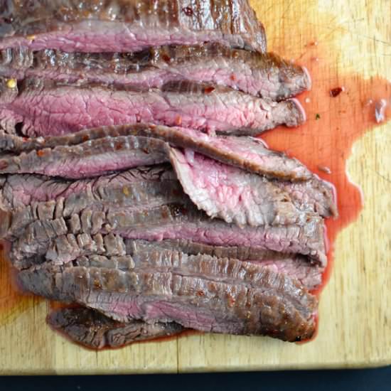 Bourbon Sugar Steak