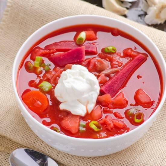 Real Ukrainian Borscht