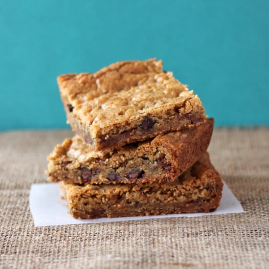 Heath Bar Blondies