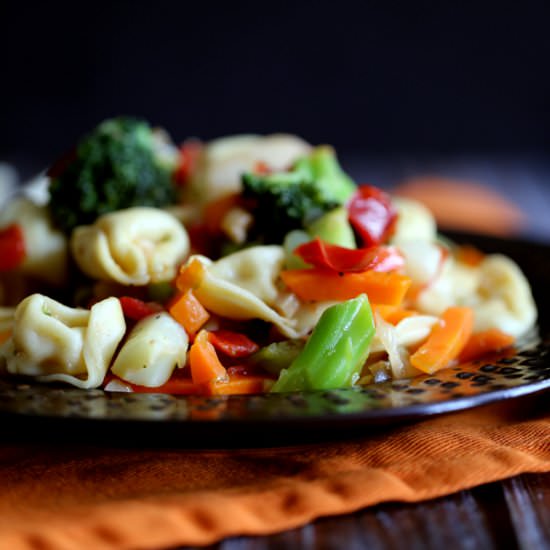 Tortellini Stir Fry