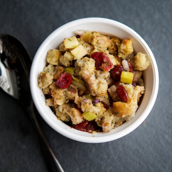 Apple Cranberry Stuffing