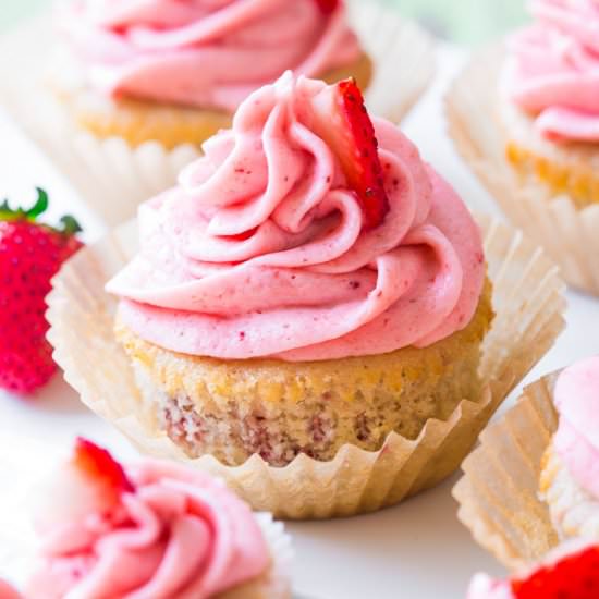 Strawberry Cupcakes