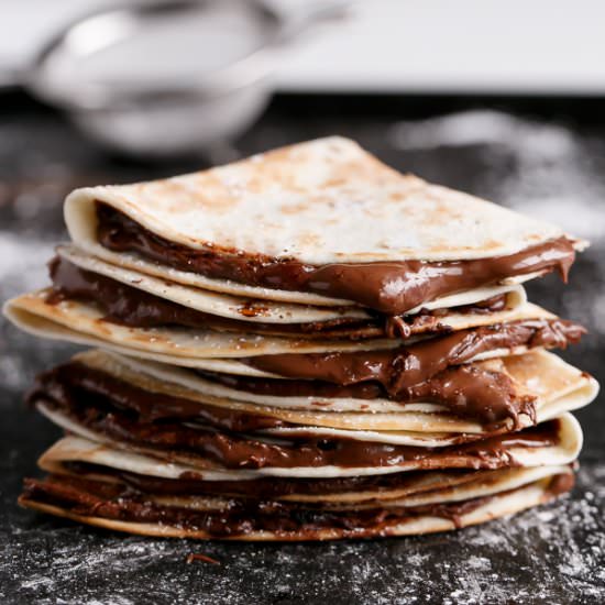 Simple Nutella Quesadillas