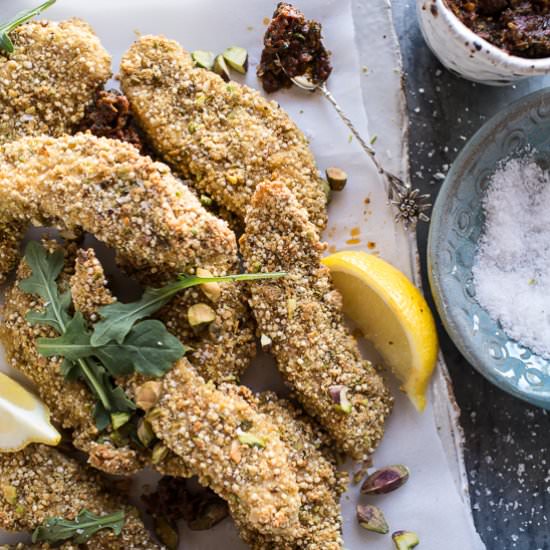 Pistachio Quinoa Dukkah Chicken